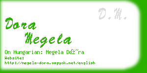 dora megela business card